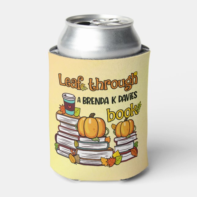 Leaf durch ein Brenda K Davies-Buch Dosenkühler (Kanne Vorderseite)