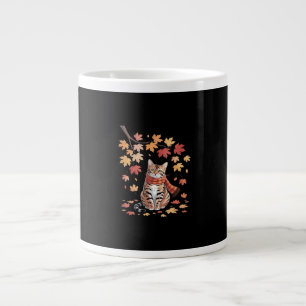 Leaf Fall Tree Hallo Herbst Erntedank Es ist Fall Jumbo-Tasse