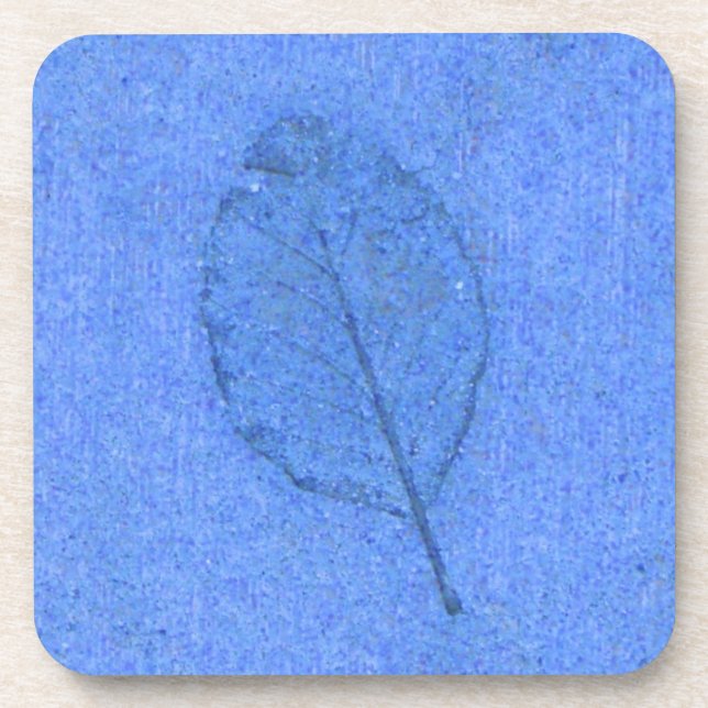 Leaf Fossil Getränkeuntersetzer (Vorderseite)
