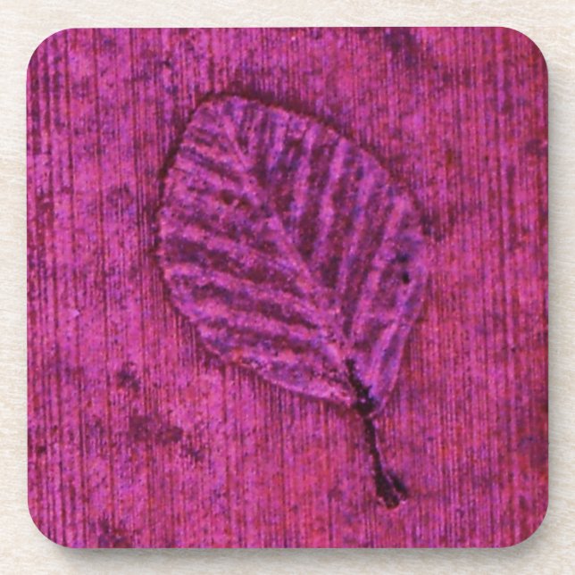 Leaf Fossil Untersetzer (Vorderseite)