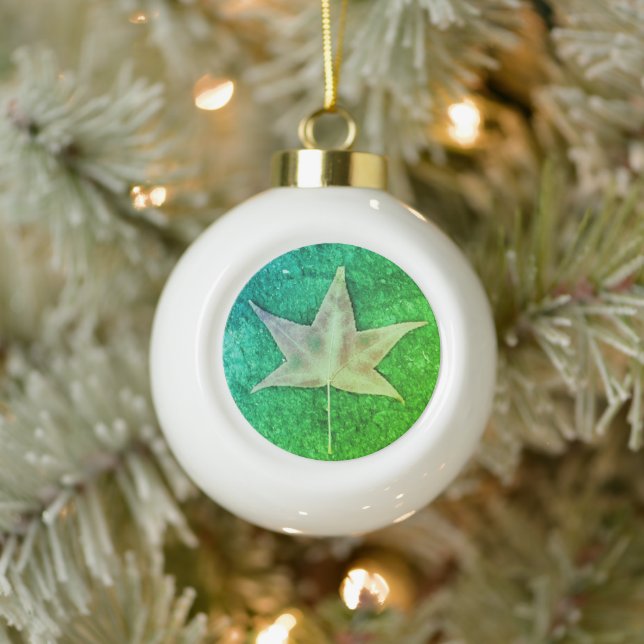 Leaf Foto Ornament (Baum)