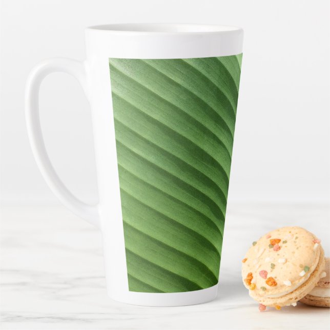 Leaf Green Diagonal Milchtasse (Beispiel)