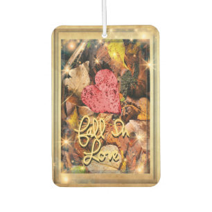 Leaf Heart Herbstlaubs Air Freshener Autolufterfrischer