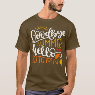 Leaf Herbstbaum Orange Herbstlaub Saison651 T-Shirt