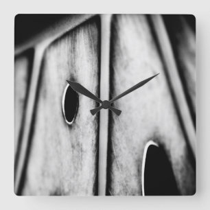 leaf is home quadratische wanduhr