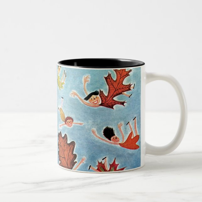 Leaf Kids Zweifarbige Tasse (Rechts)