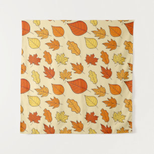 Leaf-Konzept: Muster für Autumn Symbol Wandteppich