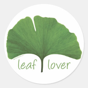 Leaf Lover Tree Hugger Runder Aufkleber