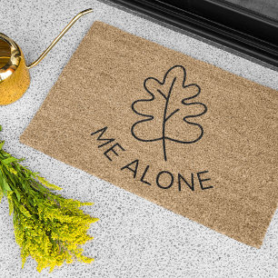 Leaf Me alleine Fußmatte
