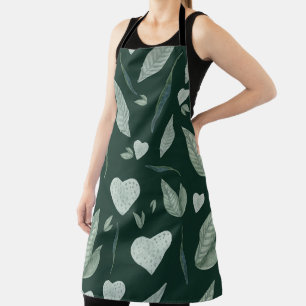 Leaf Muster Botanical Boho Kitchen Schürze