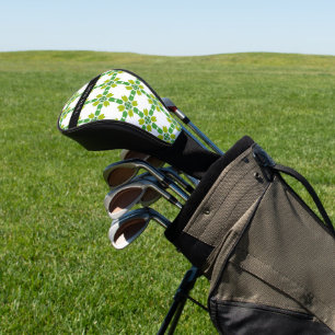 Leaf-Muster, grüne Blätter, Ihr Name Golf Headcover
