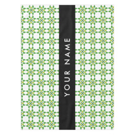 Leaf-Muster, grüne Blätter, Ihr Name Tischdecke