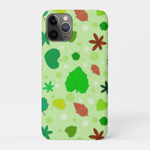 Leaf Muster mit verschiedenen Formen und Farben Case-Mate iPhone Hülle
