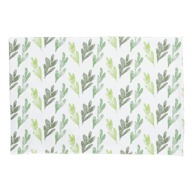 Leaf Muster Pillowcase Kissenbezug (Vorderseite)