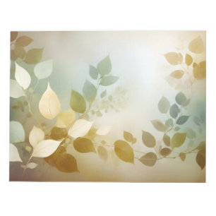 Leaf Nah-up ruhige Natursaison Notizblock
