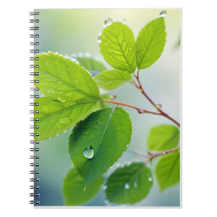 Leaf Nah-up ruhige Natursaison Notizblock