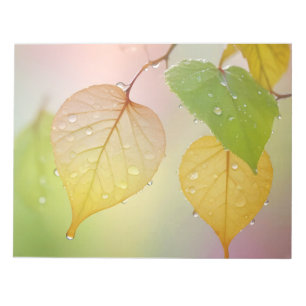Leaf Nah-up ruhige Natursaison Notizblock
