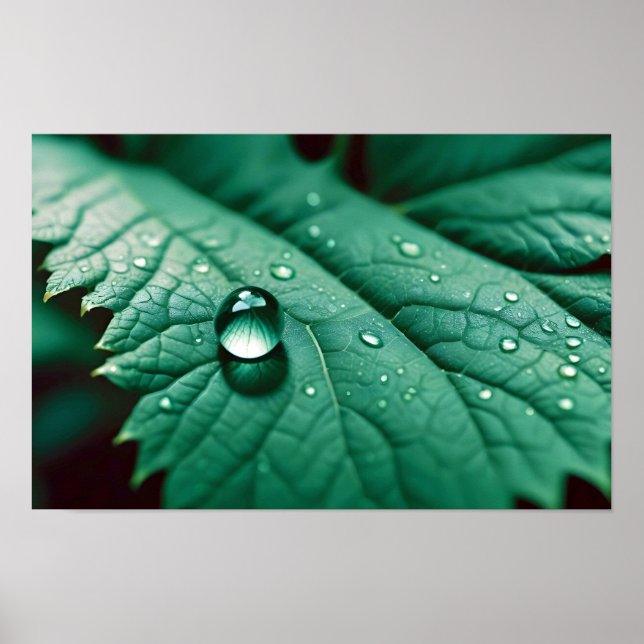 Leaf Nah-up ruhige Natursaison Poster (Vorne)