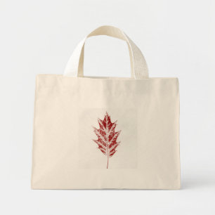 Leaf Nature Print Bag Mini Stoffbeutel