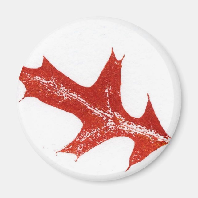 Leaf Nature Print Magnet (Vorne)