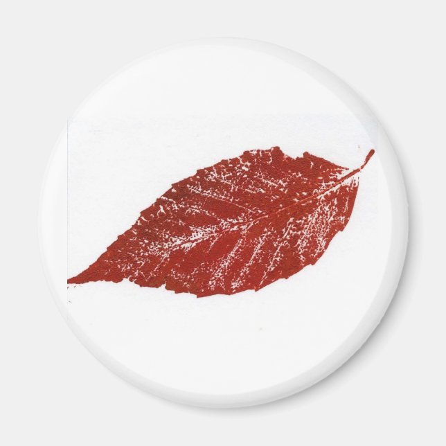Leaf Nature Print Magnet (Vorne)