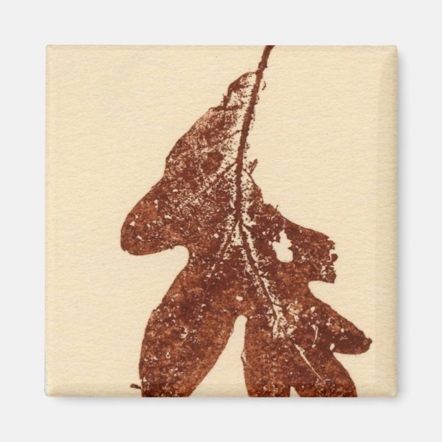 Leaf Nature Print Magnet (Vorne)
