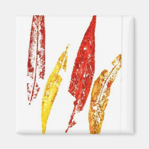 Leaf Nature Print Magnet