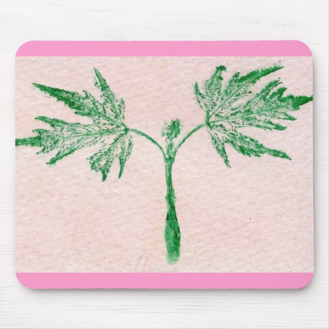 Leaf Nature Prints Mousepad (Vorne)