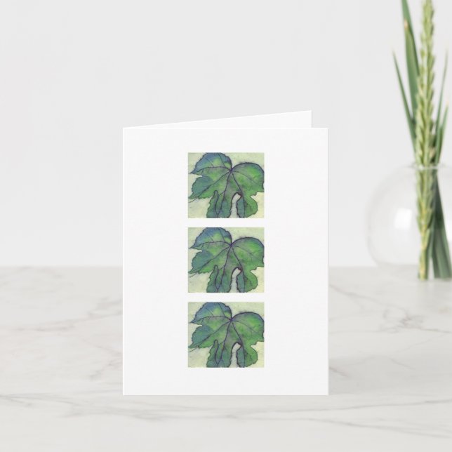 Leaf Notecard Karte (Vorderseite)