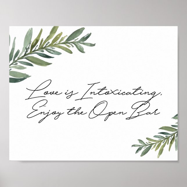 Leaf Offene Bar Poster (Vorne)