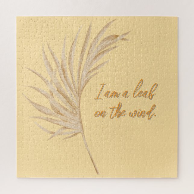 leaf on the wind puzzle (Vertikal)