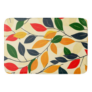 Leaf Pattern Badematte