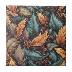 Leaf Pattern Keramik Tile Fliese