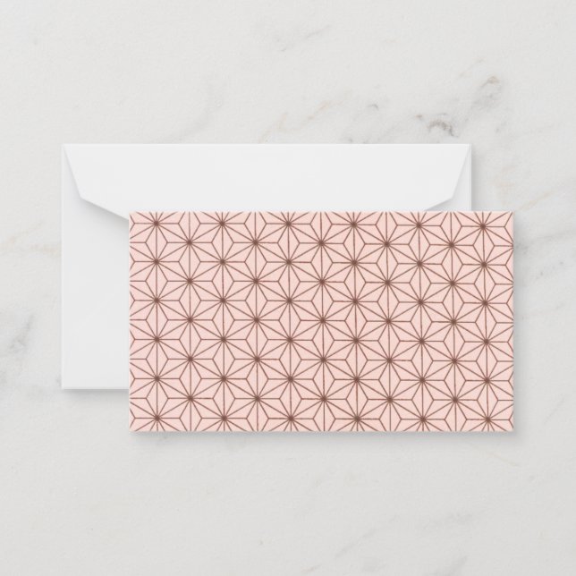 leaf pattern mitteilungskarte (Vorderseite)