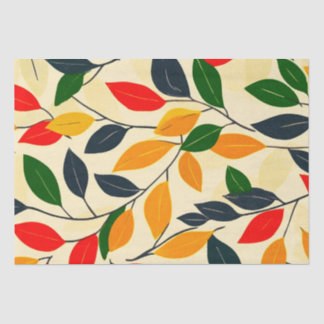 Leaf Pattern Seidenpapier