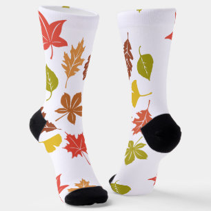 Leaf Pattern Socks Socken