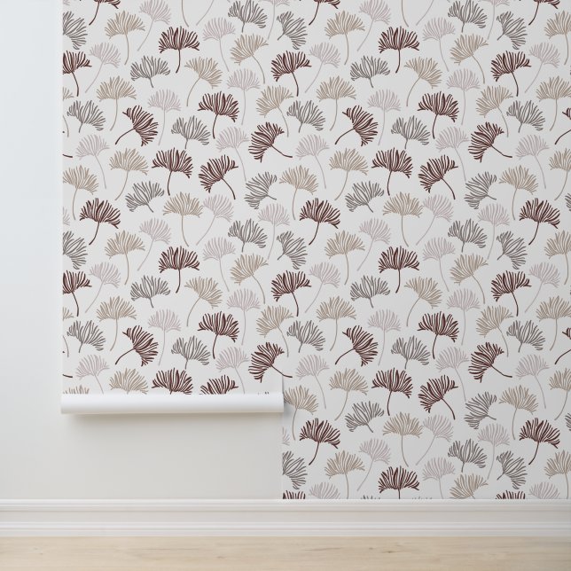 Leaf Pattern Tapete (Anwendung)