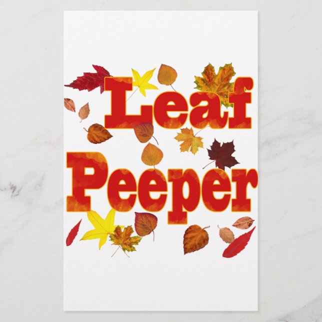 Leaf Peeper Briefpapier (Vorderseite)