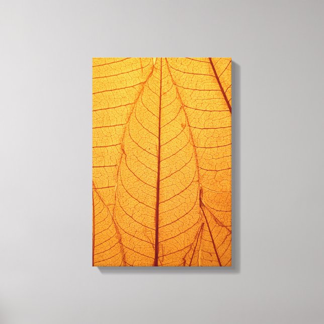 Leaf Print Leinwanddruck (Vorderseite)