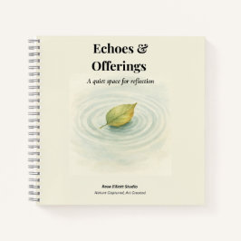 Leaf Reflection Journal - Echoes & Offerings Notizbuch