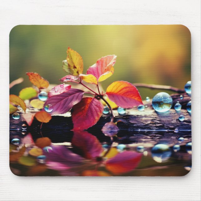 Leaf ruhige Friedliche Natur Serene Mousepad (Vorne)