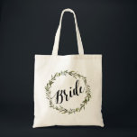 Leaf Script Tote | Bride Tragetasche<br><div class="desc">Bride tote bag.</div>