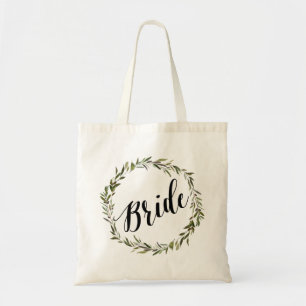 Leaf Script Tote   Bride Tragetasche
