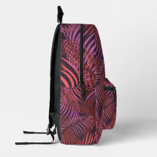 Leaf Seemless Muster Bedruckter Rucksack