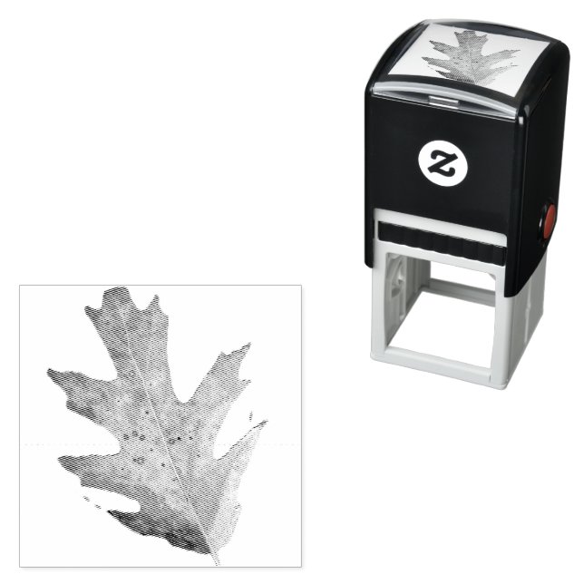 Leaf Self-inking Stamp Permastempel (Beispiel)