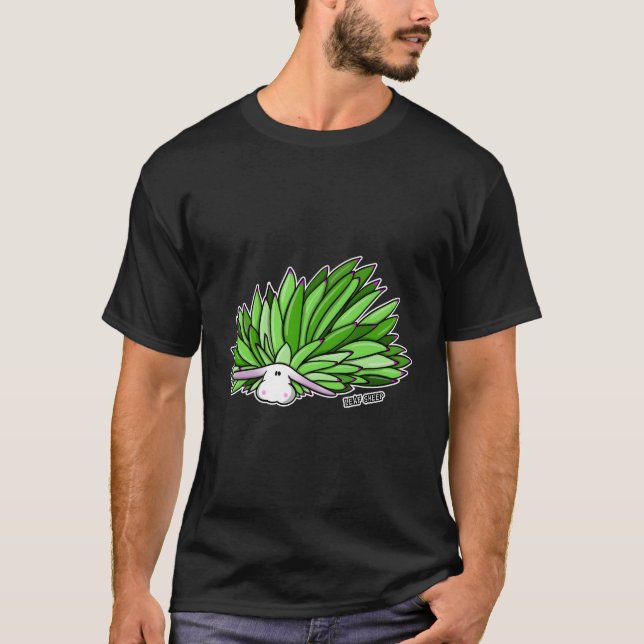 Leaf Sheep Niedlich Ocean Slug Costasiella Kuroshi T-Shirt (Vorderseite)