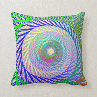 Leaf Spin Pastel Throw Kissen