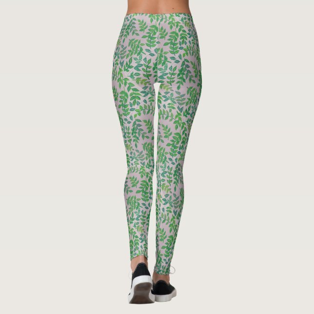 Leaf und Wein Leggings (Rückseite)