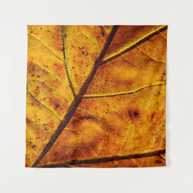 Leaf-Venen fallen Textur Wandteppich (Vorderseite)