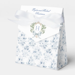 Leaf Wappen mit Bow   Hochzeit Geschenkschachtel